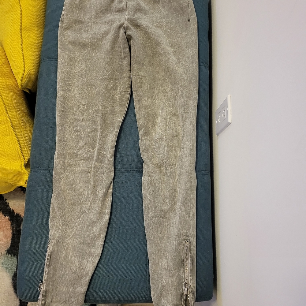 Gray Acid Wash Fit The Leggings Pants M Skinny Jeans